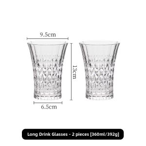 YOGEHOME | Imported Crystal Luxury Wine Glass Set