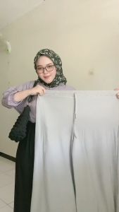 Celana Daily Wanita SUPER JUMBO Kulot Highwaist Loose Pants Panjang Muat BB 100