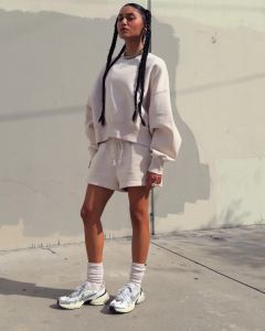 Nike V2K Run Womens Shoes with Reflective Accents - Summit White [FD0736-100]