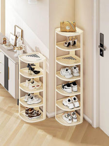 Simple Multi-layer Narrow Shoe Rack Dormitory Home Entrance Door Small Size Storage Cabinet Space Saving New Model Plastic Material