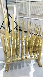 Angklung Motif 1 Oktaf Ukuran mini TK School Nada Diatonis