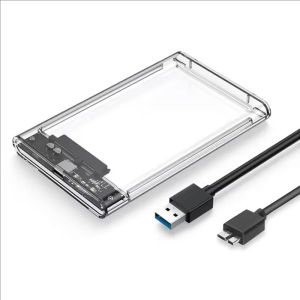 USB 3.0 Transparent HDD Enclosure 2.5"  Micro Cable External Hard Drive Disk Case 2.5 Inch SATA Box HDD SSD Computer