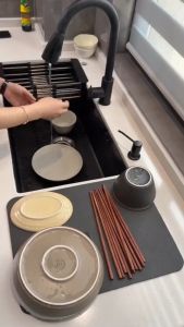 No-Wash Silicone Diatom Mud Mat: Your Ultimate Kitchen Protector