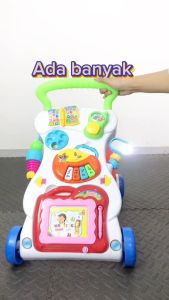 [ Giggel ] Baby Push Walker / Mainan Baby Walker Music / Dorongan Bayi Musik / Dorongan Push Walker