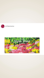 LG Genuine Styler Aroma Sheet Pair & FrLG Genuine Styler Aroma Sheet Pair & Freesiaeesia