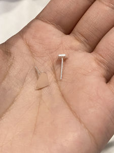 Minimalist Geometric 925 Silver Needle Ear Cuff Simple Elegant Cool Style Ear Jewelry Fashionable Piercing Accessory