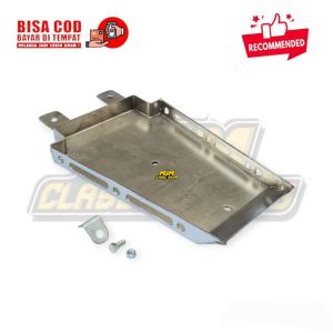 Pangkon Dudukan Aki Model Slim Besi Tebal Krom PNP Motor CB GL MP TIGER GL100