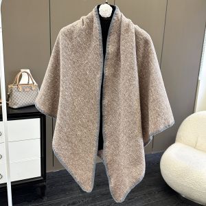 New Triangular Scarf Shawl Womens Office Elegant Solid Color Warm Fashion Outerwear Autumn Winter Scarf Polyester Fiber