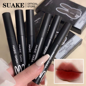 SUAKE 3 Pcs Set Lipstick Black Rabbit Lip Mud Lipstick Matte Waterproof Lip Glaze