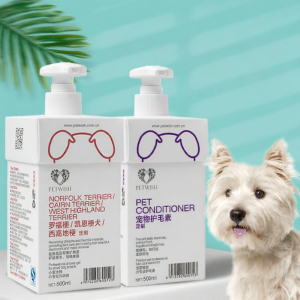 PETWISH | West Highland Terrier White Fur Special Bath Shampoo Long-lasting Fragrance