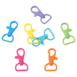 22x40mm 2-5pcs/bag Plastic Colorful Movable keychain For DIY Craft Accessories