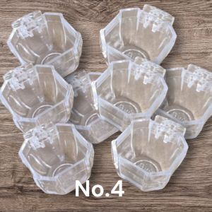 Cepuk segi 8 elite song NO 4 tempat makan dan minum cocok untuk burung kecil