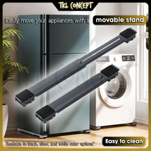 TKL Washing Machine Stand Roda Mesin Basuh Kaki Dryer Roller Base Pelapik Mesin Basuh Fridge Stand Wheel 腳墊 洗衣機冰箱底座 Bathroom Stands Wall Mounted Towel Stand - Lazada