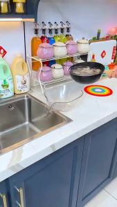 [HCM] Rổ rửa rau củ trong suốt thiếu kế phễu thoát nước đa năng tiện lợi -Cozy520