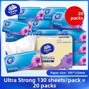 Vinda | Ultra Strong Facial Tissue 130 Sheets 20 Packs