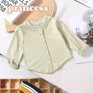 [PRINCESS KESLI] 1-10 Tahun Cardigan Croptop T-shirt Anak Perempuan Girls baju lebaran 2024 Fashionable