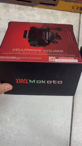 MOKOTO ELITE 360° Cellphone Holder Side Mirror Type ELITE-12490 Anti-Vibration With Lock Universal Motorcycle 1PC