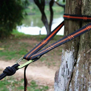 2pcs Hammock Straps Special Reinforced Polyester Straps 5 Ring High Load-Bearing Barbed Hammock Straps Outdoor Camping Picnic