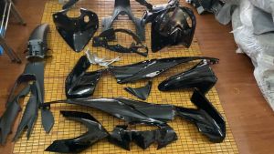 Bộ vỏ nhựa xe máy Wave RSX110 (2010-2012) hàng Việt Nam loại 1 màu Đen