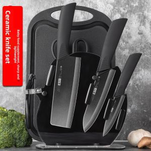 plys | Ceramic Knife Set Sharp Non-Sharpener Slicing Fruit Knife Baby Food Kitchen
