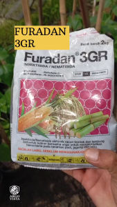 INSEKTISIDA NEMATISIDA FURADAN 3GR KEMASAN 2 KG Pengendali Hama Tanaman Dalam Tanah