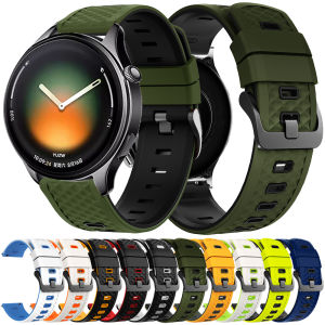Silicone Watches Strap For Xiaomi Watch 5 Soft Watchband Xiaomi Watch 2 Pro S4 S3 S2 S1 Active Mi Color 2 Accessories 22mm belt