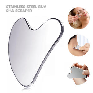 Premium Stainless Steel Gua Sha Facial Tool - Durable Metal Massage Board for Face and Body Includes Exquisite Gift 1/2/5pcs﻿