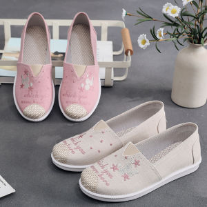Spring Autumn New Soft Bottom Anti-Slip Flat Heel Lightweight Comfortable Womens Fishing Boat Shoes Casual Slip-On Flats