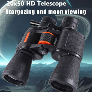 Powerful Telescope 20X50 Professional Binoculars Low Light BAK4-Prism Long Range Waterproof Military Hunting Camping Equipment