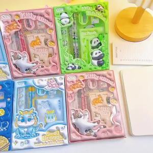 Six-piece Set of Childrens Learning Gifts Stationery Gift Box Set Student Gift
