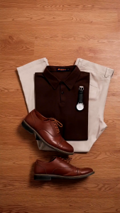 Baju Pria Yang Terlaris Polos Shirt Brown Yang Terbaruu