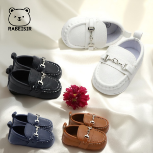 Casual Slip On Low Top Loafer Shoes For Baby Boys Lightweight Comfortable Non Slip Flat Shoes For Indoor Outdoor Walking Sprin