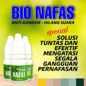 Obat Burung BIO NAFAS Mengobati Gangguan Pernafasan Pada Burung Serak suara pendek paruh mangap