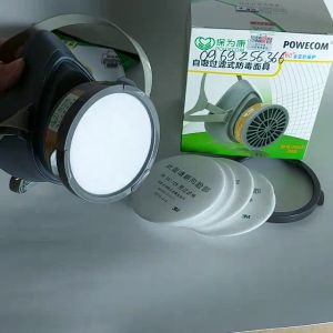 Khẩu trang mặt nạ phòng độc chuyên dùng cho phun sơn hóa chất độc hại
