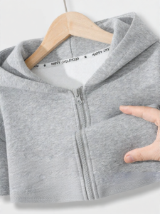Sport Boys Hooded Jacket Autumn and Spring
