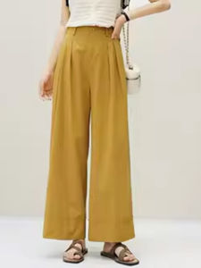 Vintage High Waist Loose Wide Leg Trousers