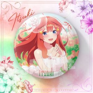 Nhãn Hiệu Hoạt Hình Anime qua Trinh 75mm Double Flash Large Badge Ba Jiu Biji qua Trinh Nhãn Dán Kẹp Tấm Kính Thẻ Nhớ
