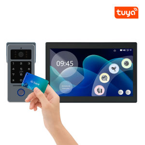 Tuya Video Audio 2.4GHz Intercom Touch Screen Doorbell Remote Access Control System For Home Outdoor Doorbell