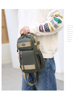 New Large Capacity Mens Shoulder Bag for Sports Travel and Commute