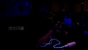 LED 120W 6A USB Kabel data Rotasi kepala 180 derajat fast charging