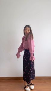 Cute Floral Dress Set 🍪 ชุดเข้าเซท ชุดเดรสทำงาน - CHAWY