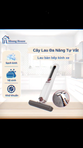 Cây lau đa năng tự vắt thông minh PTLUXURY lau bàn bếp mini lau phòng tắm kính xe hơi bóp tay