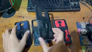 Case For Realme 9 2022 New Casing Hp Kickstand Clip Hardcase I-Crystal Casing Hp Robot Case Armor