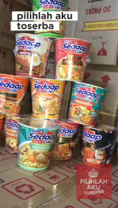 Mie Instant Mie Sedaap CUP Goreng - ( HARGA 1 DUS )