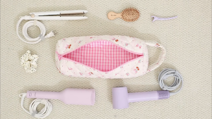 Hair Styling Tools Storage Bag Portable Large Travel Toiletry Organizer Hair Dryer Bag Dustproof Handbag