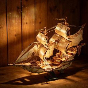 DIY Wooden Assembly Sailing Ship Model