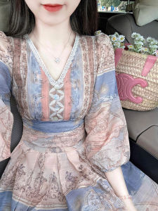 High-end Trendy Stylish Waist-Cinching Dress