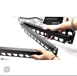 ราวตากผ้าอลูมิเนียม  พับเก็บได้  ราวตากผ้า แบบติดผนัง ประหยัดพื้นที่ หมุนได้ ประหยัดพื้นที่  ติดตั้งง่าย ที่แขวนเสื้อ