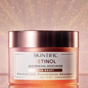 SKINTIFIC Retinol Skin Renewal Moisturizer Encapsulated Retinol Night Cream Anti‑Aging Smooth Texture Fade Acne Marks Oil‑Control Barrier Repair Facial Moisturizer 30g