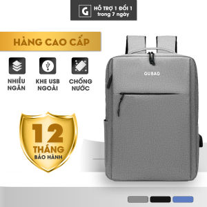 Balo nam đựng laptop 13inch 14inch 156inch công sở nhỏ gọn balo đi làm Gu Bag nam nữ đi học cho học sinh sinh viên